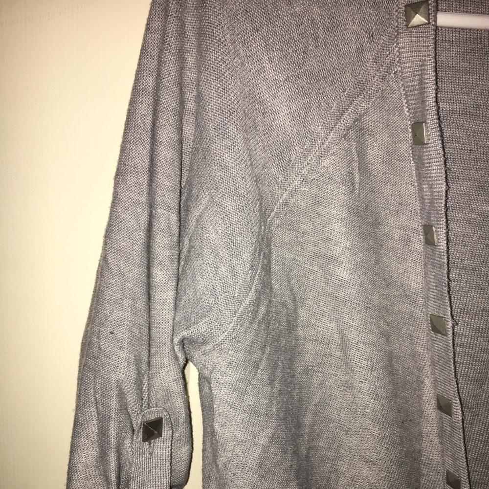 Grey cardigan